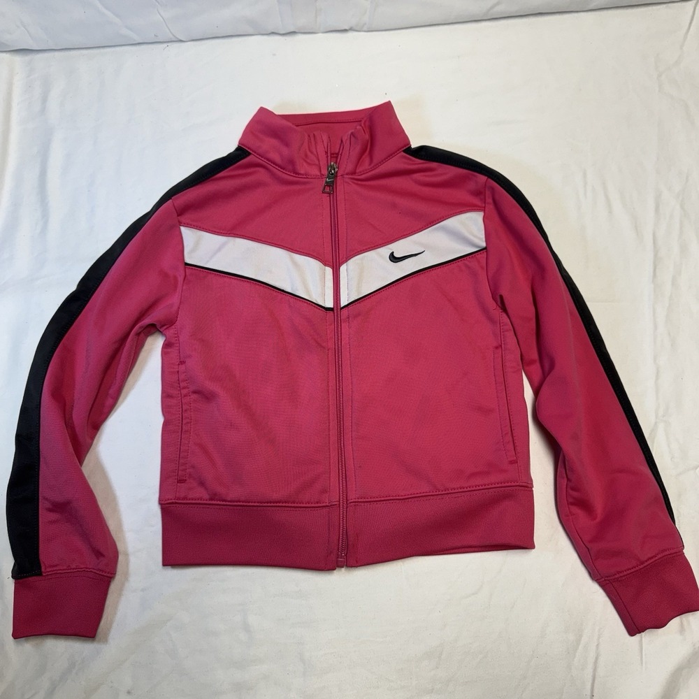 Nike Girl Pink Polyester Athletic Jacket Size 6X